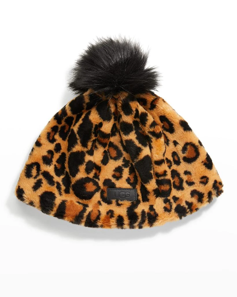 商品UGG|Faux-Fur Beanie w/ Pompom,价格¥579,第1张图片