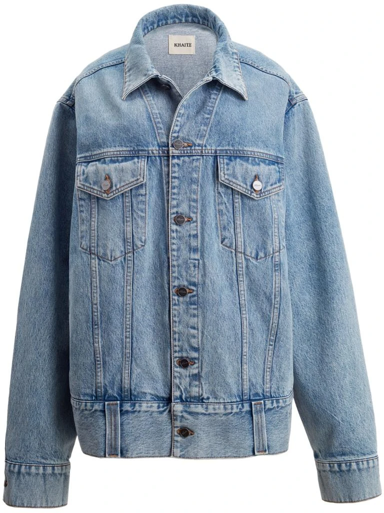 商品Khaite|GRIZZO DENIM JACKET,价格¥5391,第1张图片