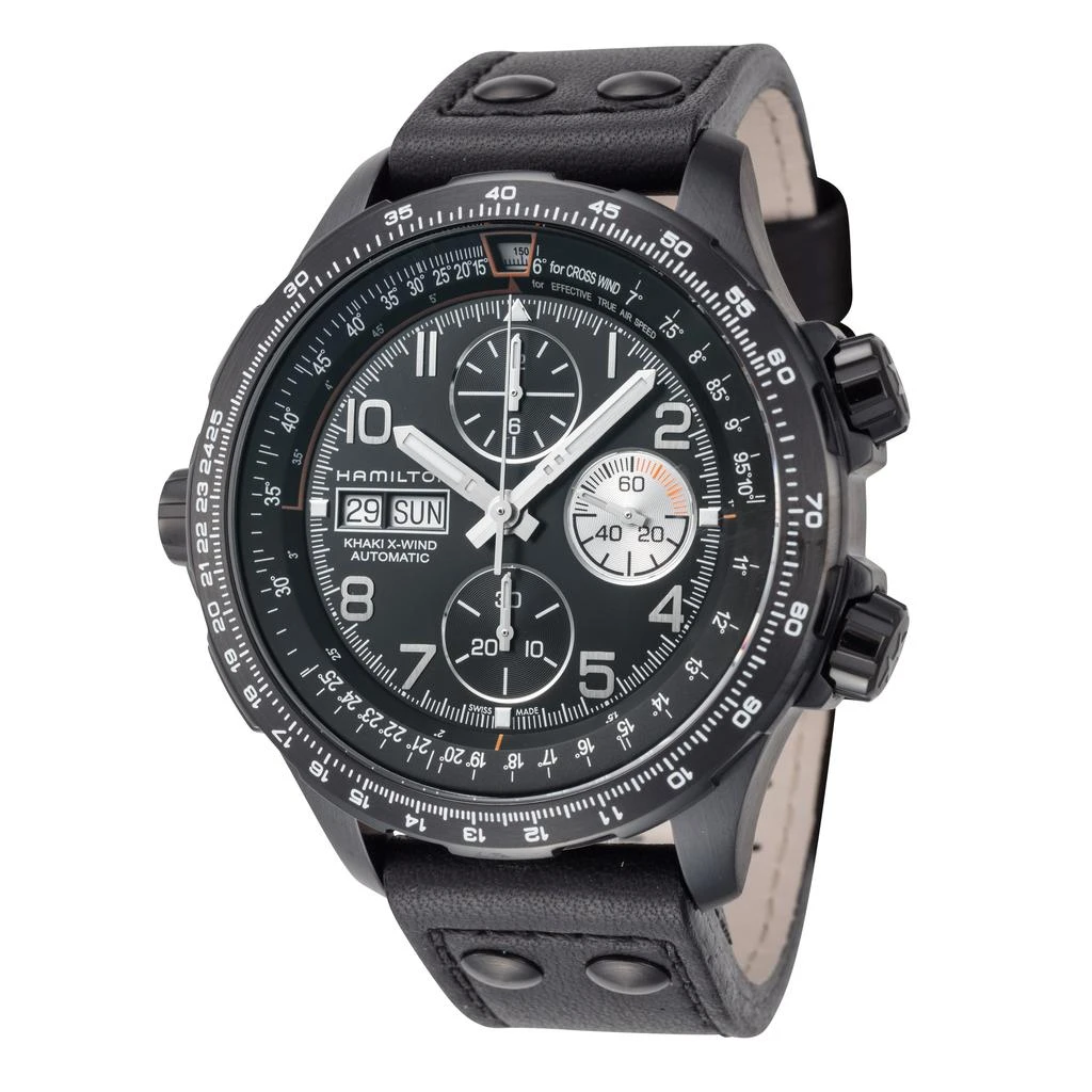 商品Hamilton|Hamilton Men's Khaki Aviation 45mm Automatic Watch,价格¥13035,第1张图片
