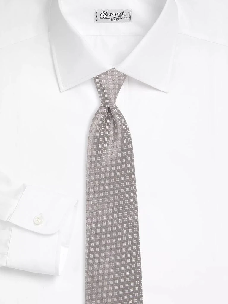 商品Charvet|Mini Medallion Chain Silk Jacquard Tie,价格¥2015,第2张图片详细描述