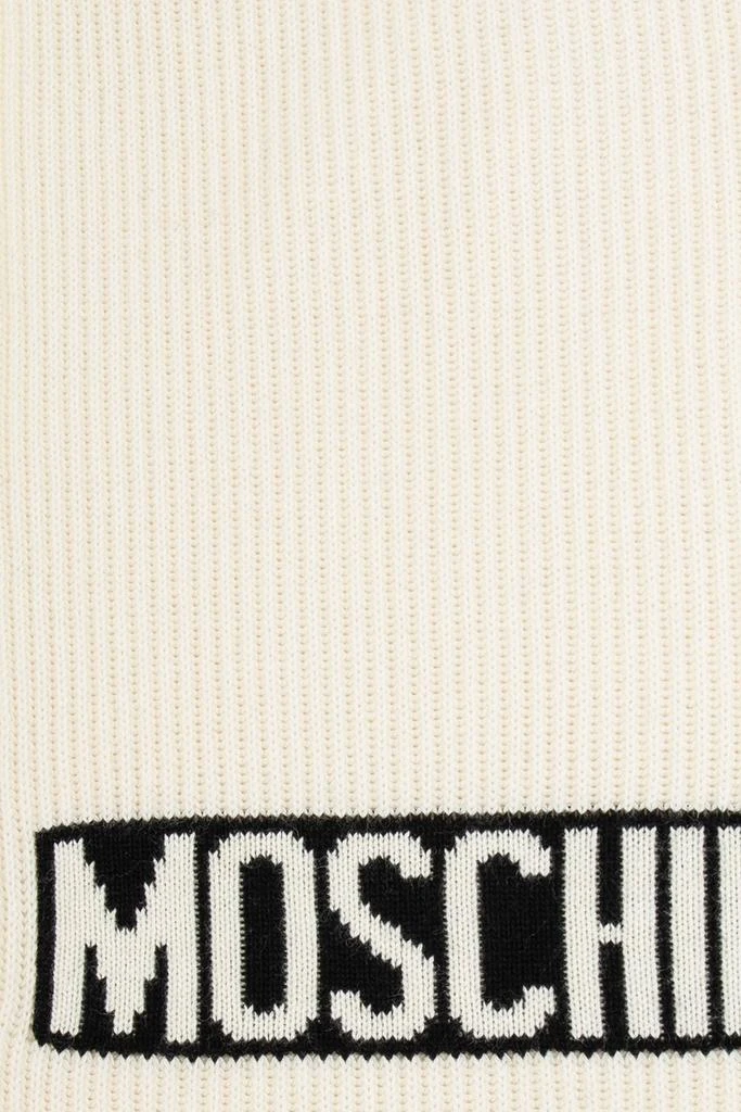 商品Moschino|Moschino Logo Intarsia-Knit Scarf,价格¥563,第2张图片详细描述