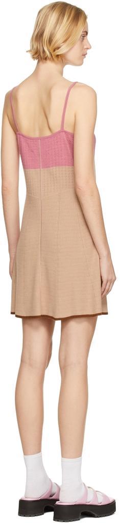 商品Marc Jacobs|Beige & Pink 'The Pointelle' Knit Dress,价格¥755,第5张图片详细描述