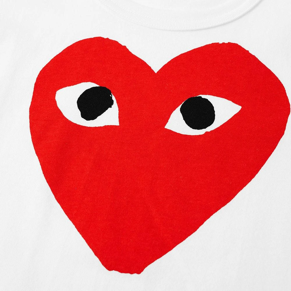 商品Comme des Garcons|Comme des Garcons Play Kids Red Heart Logo Tee,价格¥441,第3张图片详细描述