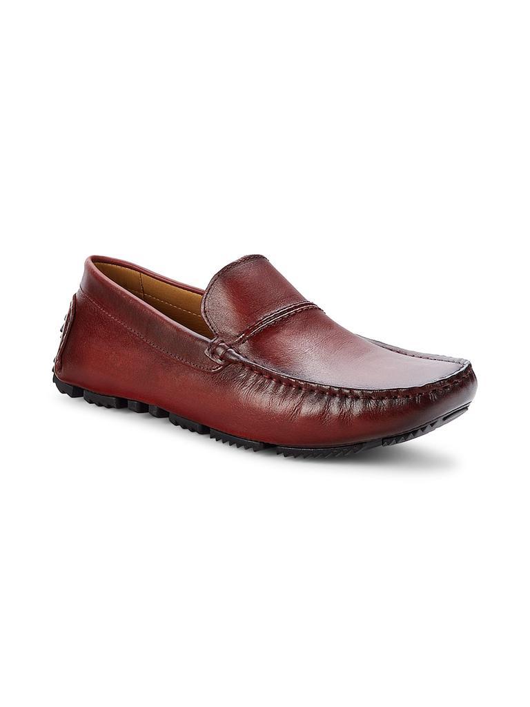 商品Massimo Matteo|Leather Driving Loafers,价格¥589,第4张图片详细描述