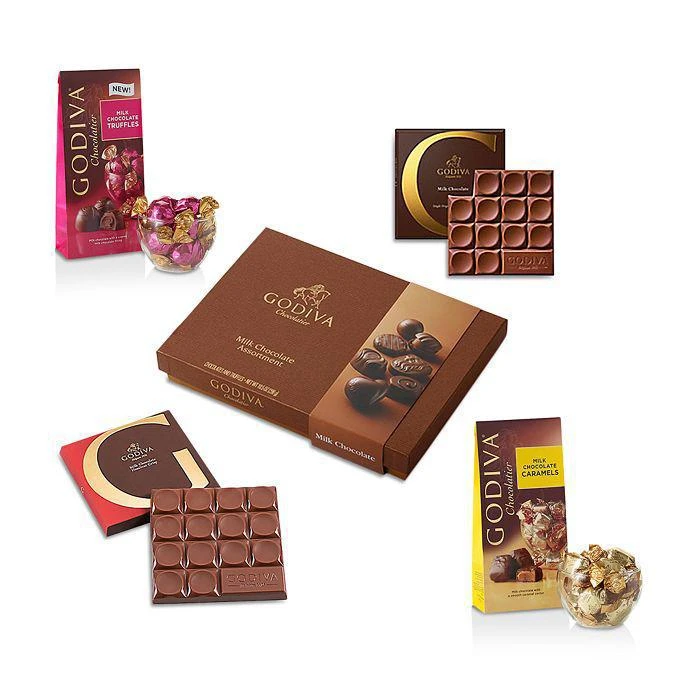 商品Godiva|Milk Chocolate Lovers Tasting Gift Set,价格¥567,第1张图片
