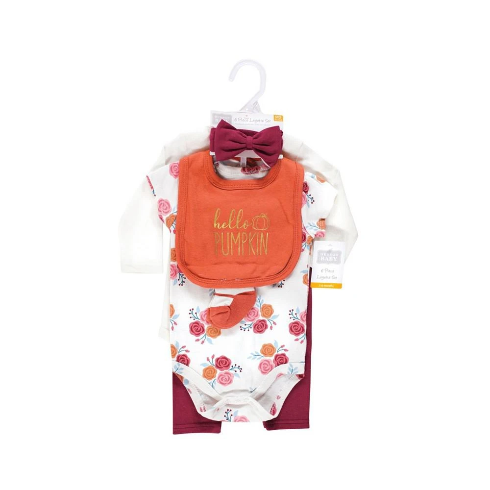 商品Hudson|Baby Girls Thanksgiving Cotton 6 Piece Layette Set,价格¥135,第2张图片详细描述