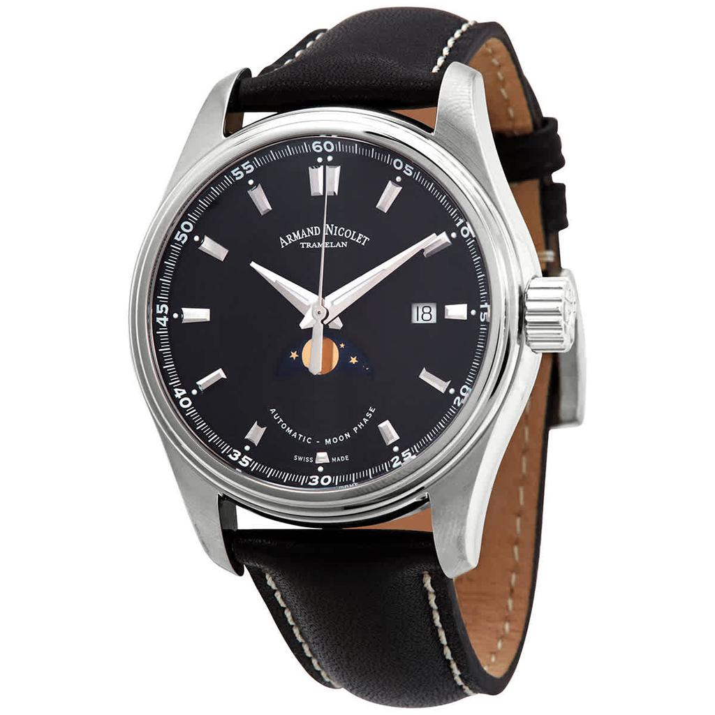 Armand Nicolet MH2 Automatic Black Dial Mens Watch A640L-NR-P140NR2商品第1张图片规格展示