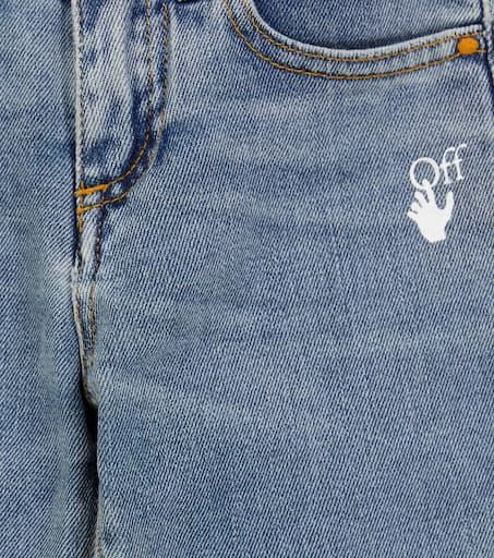 商品Off-White|Diagonal slim-fit jeans,价格¥1763,第3张图片详细描述