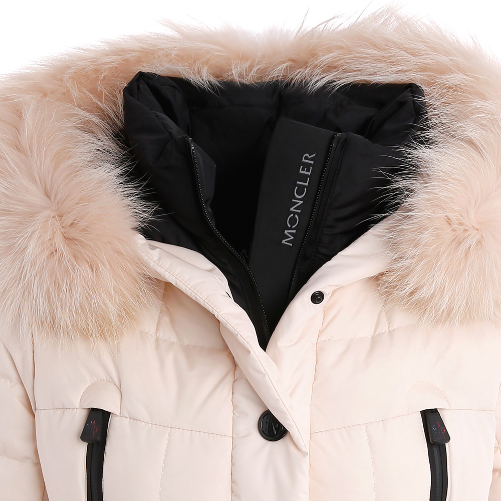 MONCLER 女粉色女士羽绒服 1A51002-5399E-51S商品第4张图片规格展示