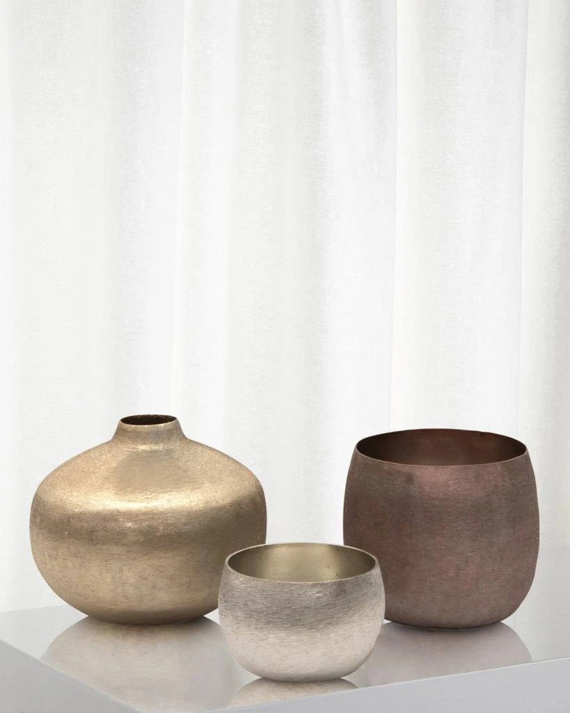 商品John Richard|Mink Artisan Vases, Set of 3,价格¥1490,第1张图片