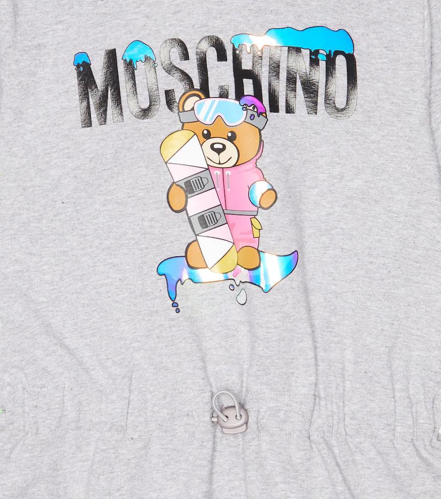 商品Moschino|Logo印花毛衣式连衣裙,价格¥1187-¥1209,第5张图片详细描述