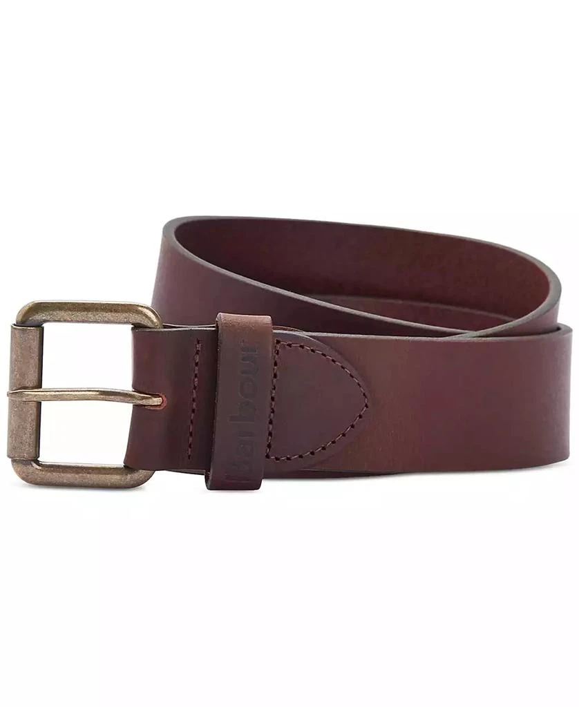 商品Barbour|Men's Allanton Leather Belt,价格¥494,第1张图片