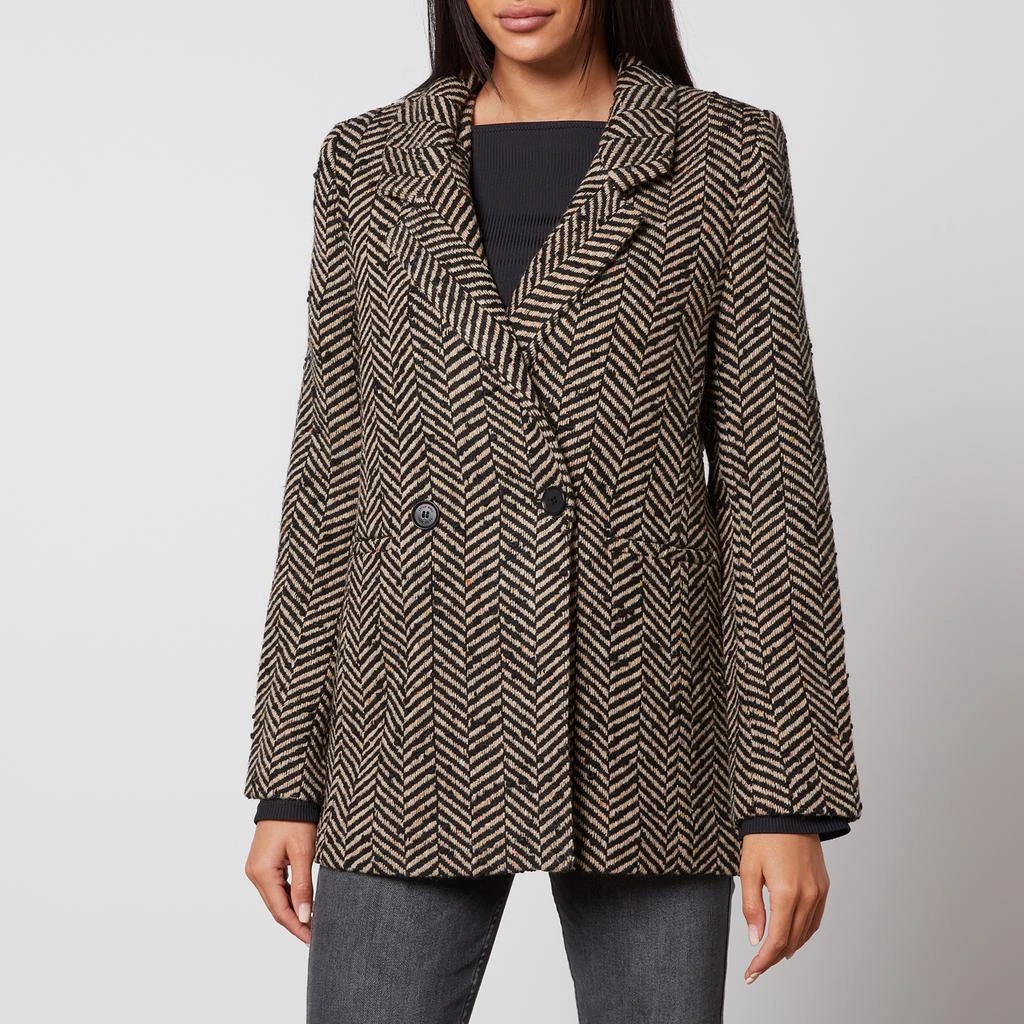 商品ANINE BING|Anine Bing Diana Herringbone Tweed Blazer,价格¥2904,第1张图片