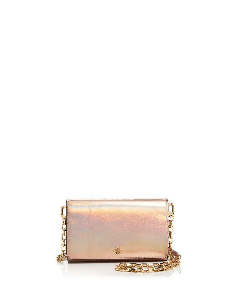 商品Tory Burch|Robinson Metallic 真皮链条皮包,价格¥1183,第1张图片