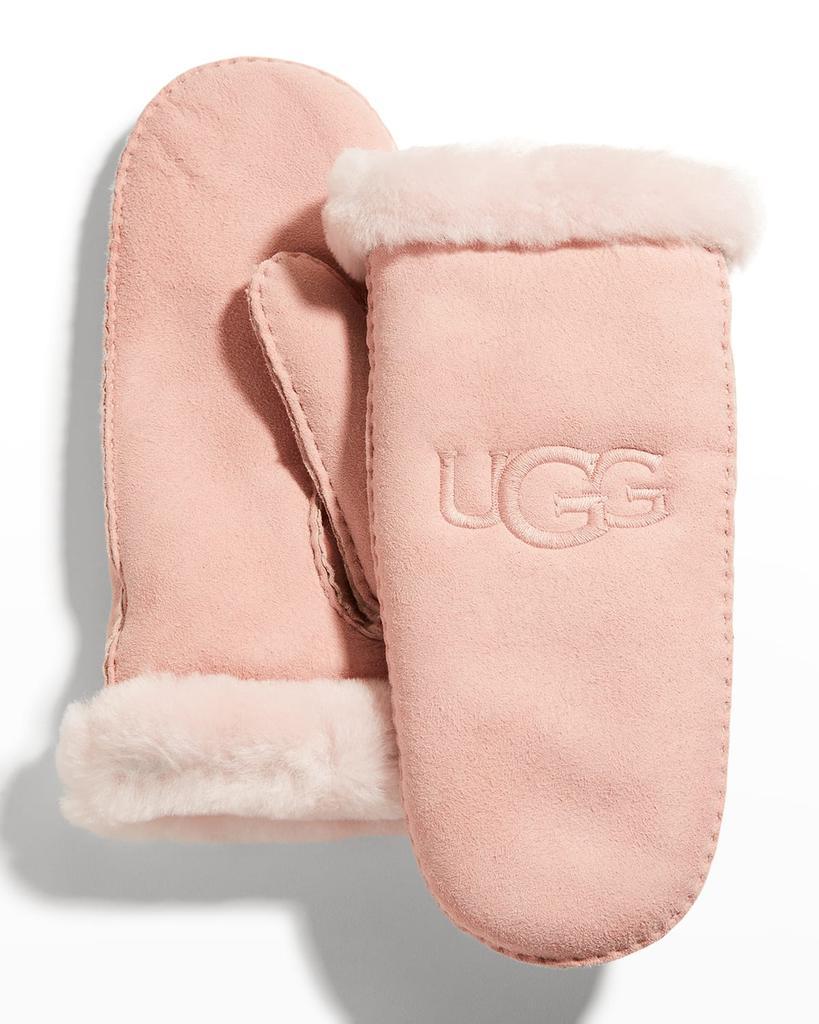 商品UGG|Logo Shearling Mittens,价格¥1142,第1张图片