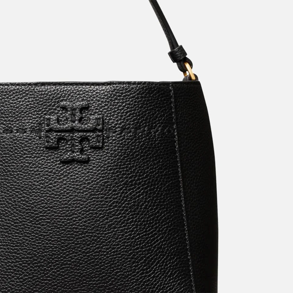 商品Tory Burch|Tory Burch Women's Mcgraw Small Bucket Bag - Black,价格¥3108,第5张图片详细描述