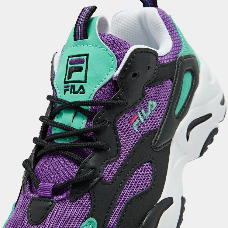 商品Fila|Big Kids' Fila Ray Tracer Casual Shoes 复古大童款老爹鞋,价格¥335,第3张图片详细描述