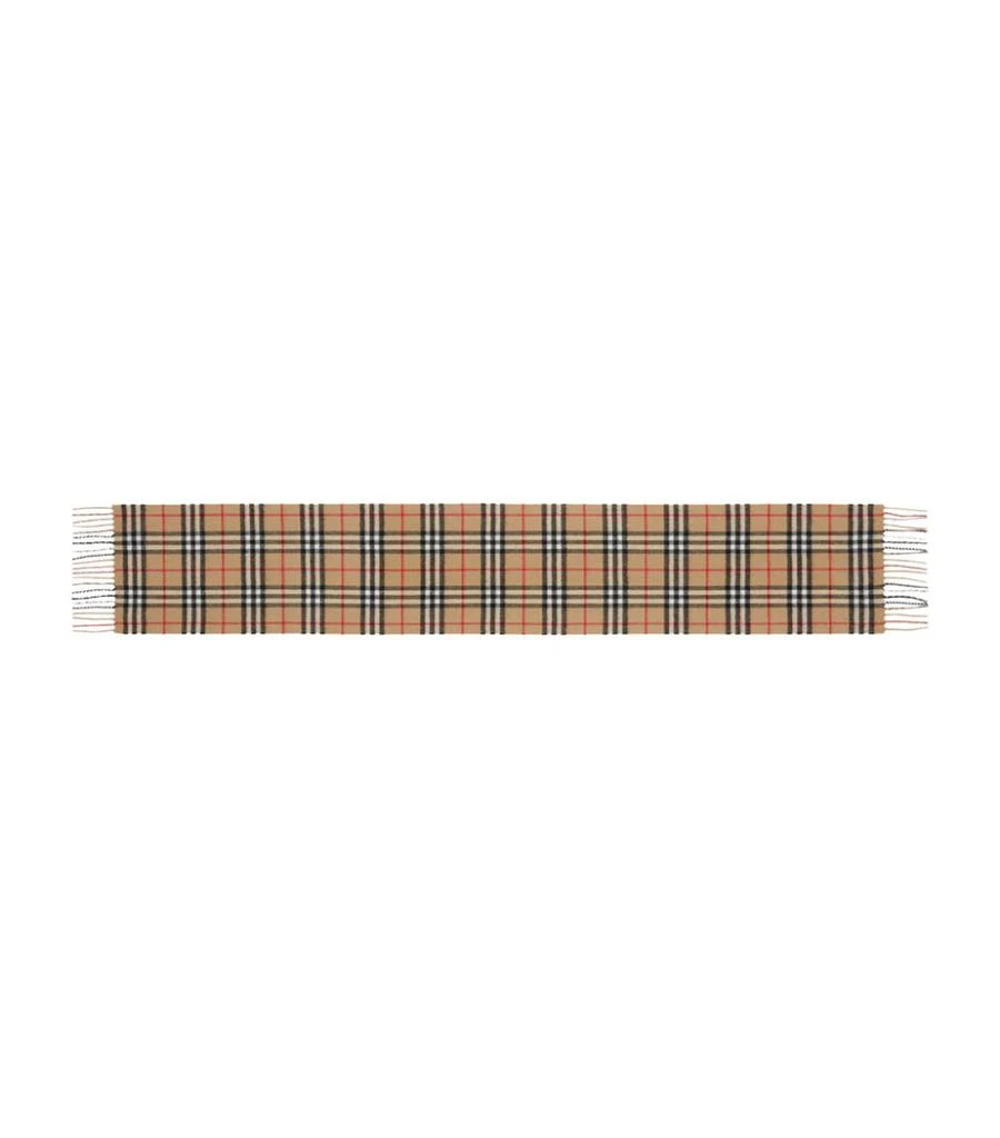 商品Burberry|Cashmere Vintage Check Scarf,价格¥2532,第2张图片详细描述
