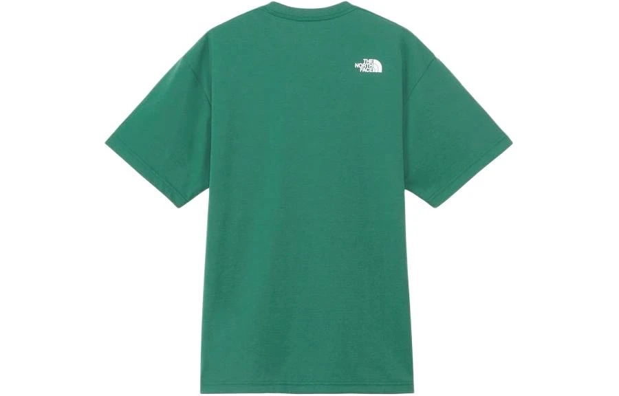 商品[国内直发] The North Face|北面 纯色Logo徽标快干圆领短袖T恤 男款 绿色,价格¥765,第3张图片详细描述
