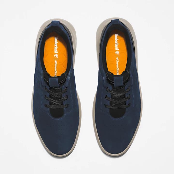 商品Timberland|Bradstreet Ultra Leather Trainer for Men in Navy,价格¥1094,第4张图片详细描述