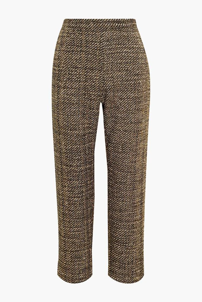 商品Oscar de la Renta|Cropped metallic tweed straight-leg pants,价格¥2234,第3张图片详细描述