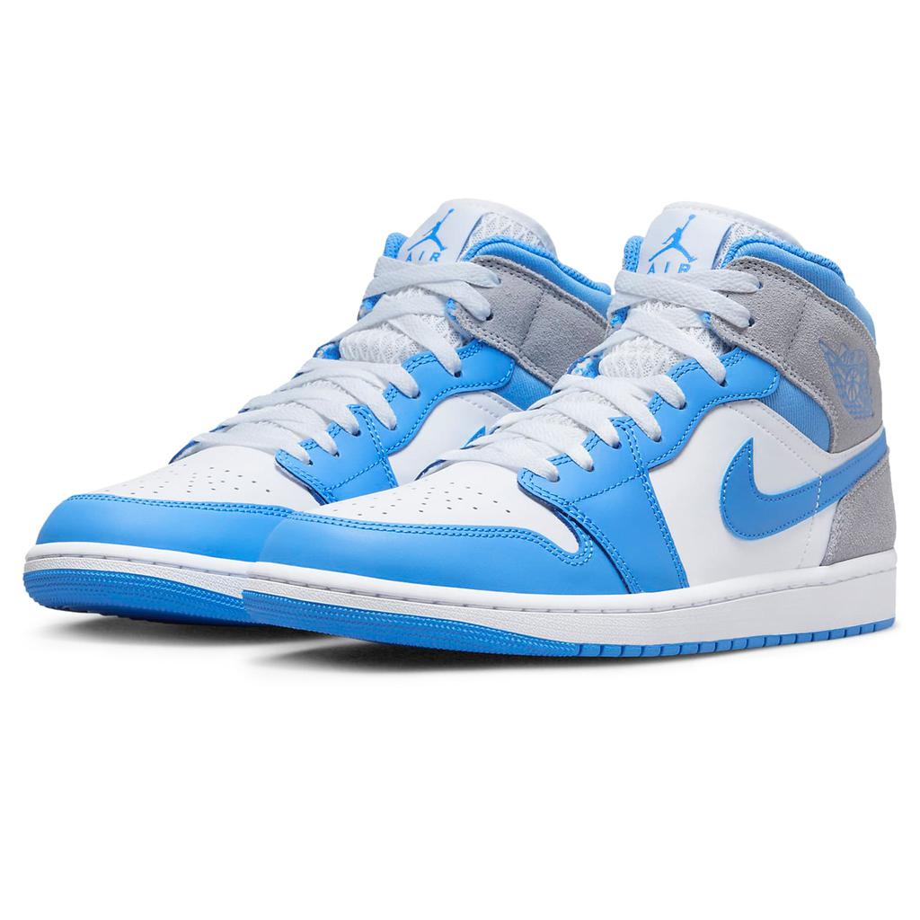 Air Jordan 1 Mid University Blue Grey商品第2张图片规格展示