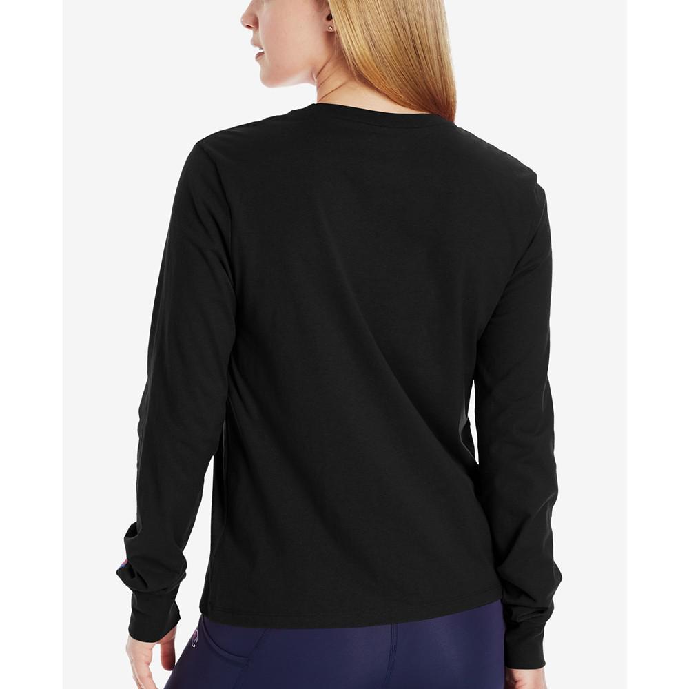 商品CHAMPION|Women's Classic Long-Sleeve T-Shirt,价格¥111-¥133,第4张图片详细描述