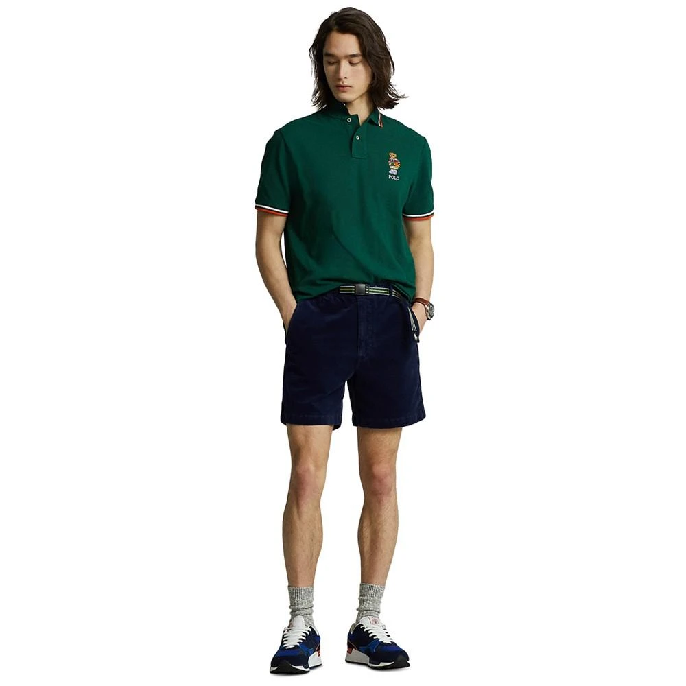 商品Ralph Lauren|拉夫劳伦男装 早秋定制修身Polo熊Polo衫,价格¥318,第4张图片详细描述