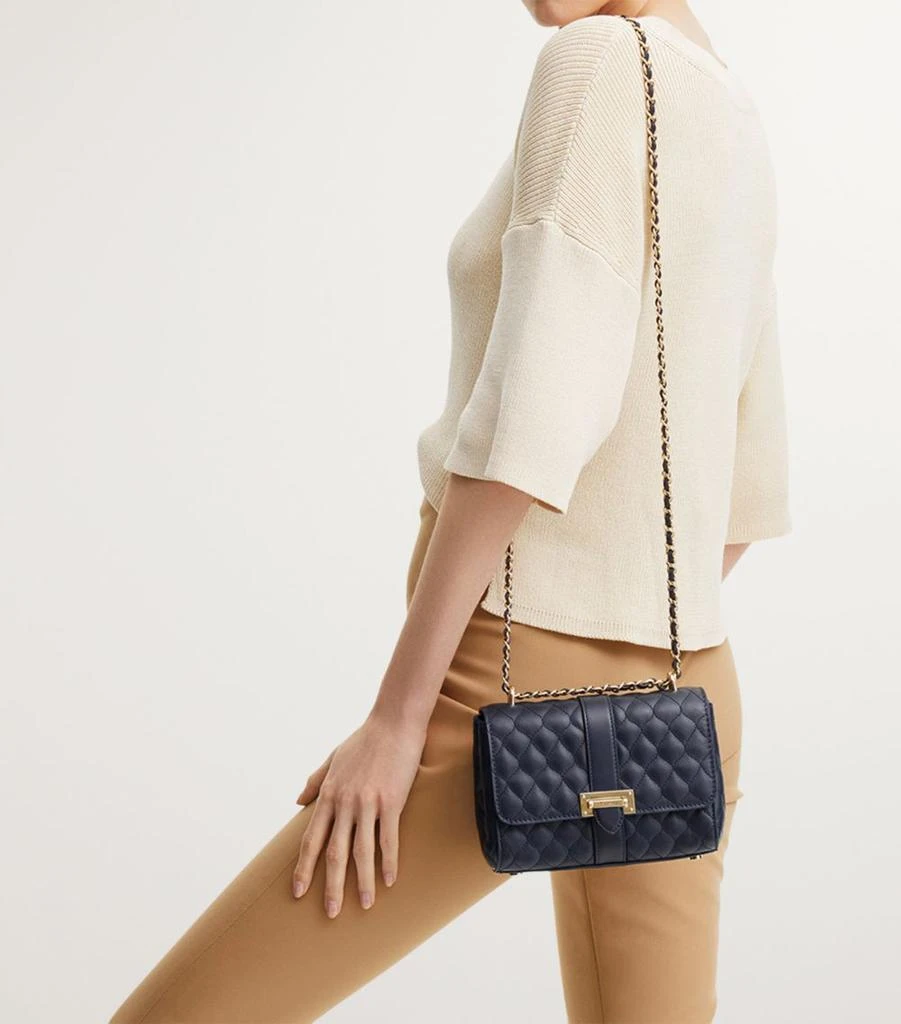 商品Aspinal of London|Small Leather Lottie Cross-Body Bag,价格¥6422,第5张图片详细描述