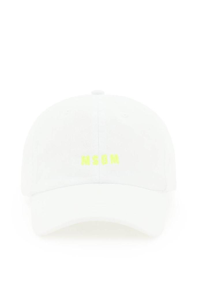 Msgm baseball cap with neon logo商品第1张图片规格展示
