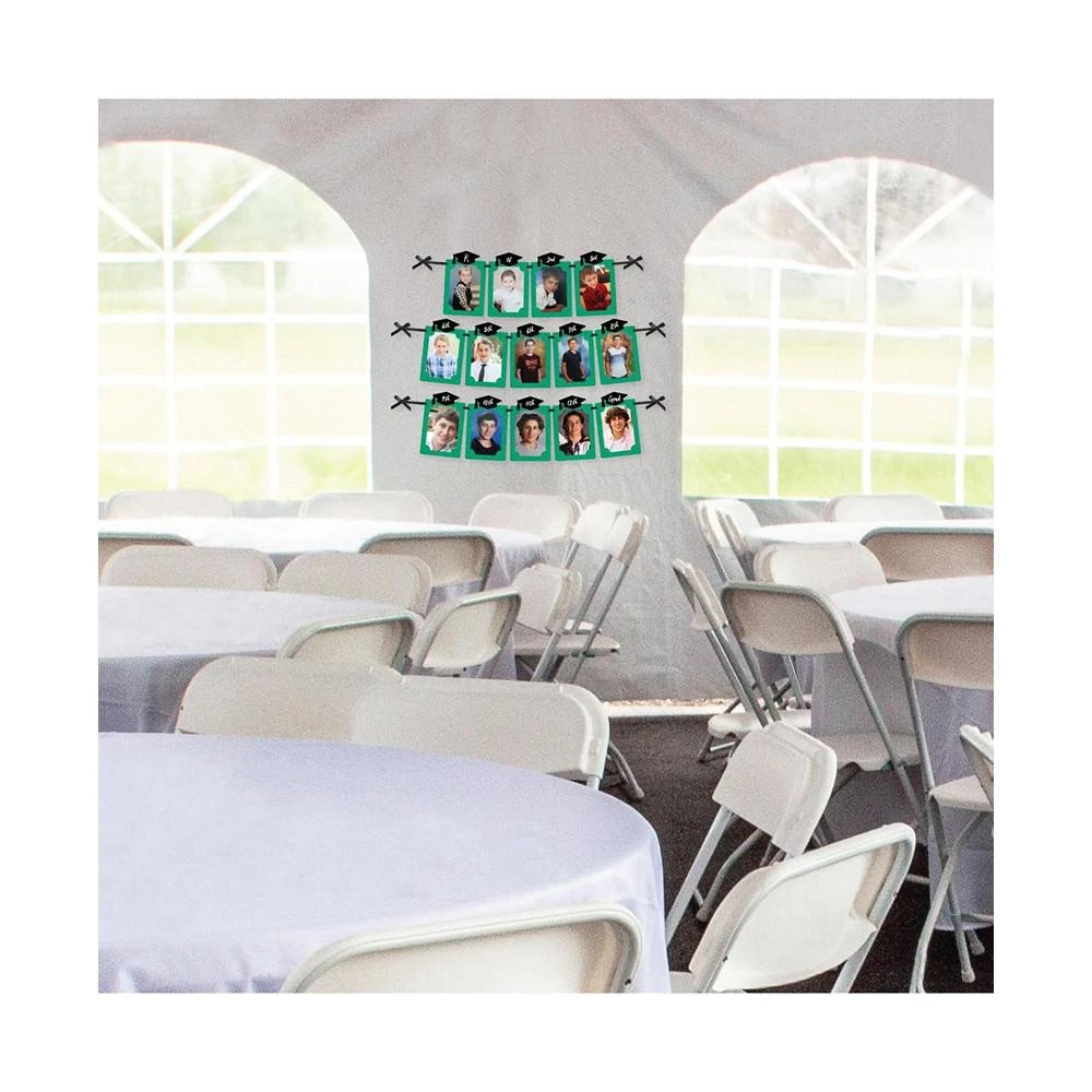 商品Big Dot of Happiness|Green Grad - Best is Yet to Come - DIY Party Decor Picture Display Photo Banner,价格¥119,第2张图片详细描述