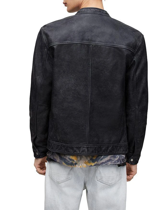 商品ALL SAINTS|Woods Snap Tab Leather Jacket,价格¥3451,第3张图片详细描述