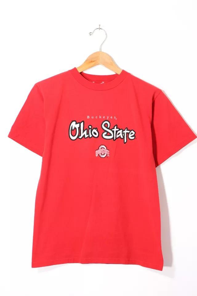 商品Urban Outfitters|Vintage Ohio State Buckeyes Applique and Embroidery T-shirt,价格¥741,第3张图片详细描述