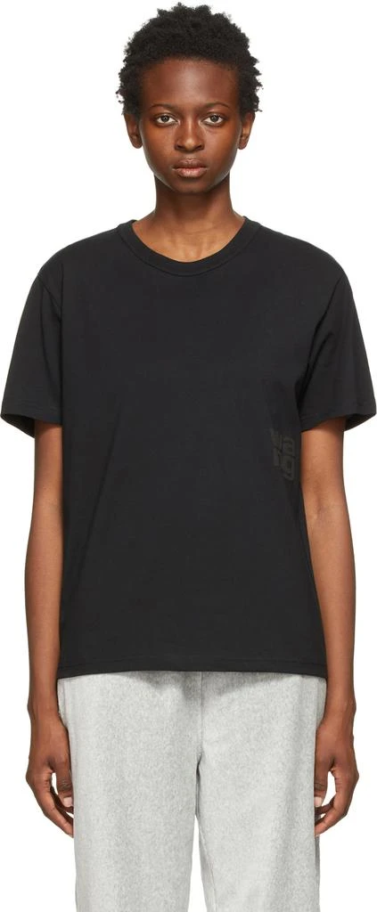 商品Alexander Wang|Black Puff Logo T-Shirt,价格¥667,第1张图片