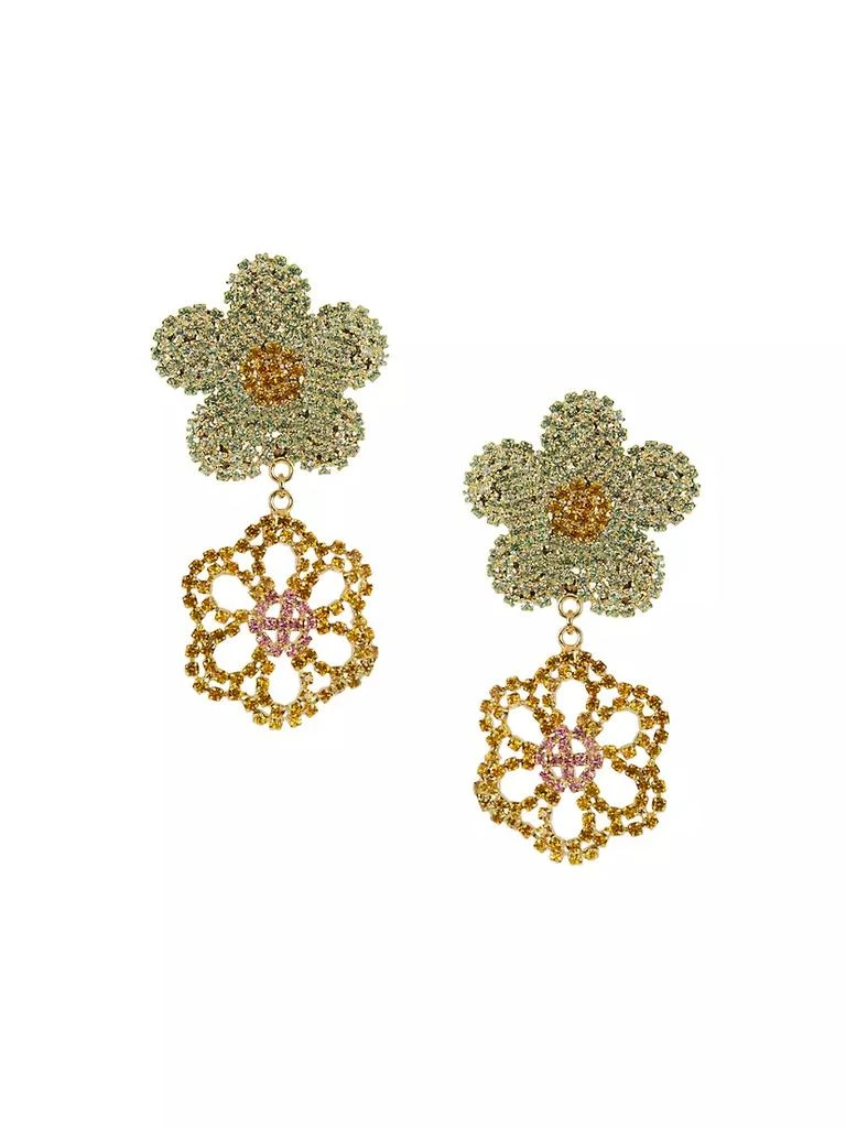 商品ROSANTICA|Fiordaliso Daisy Faux Crystal Drop Earrings,价格¥2273,第1张图片