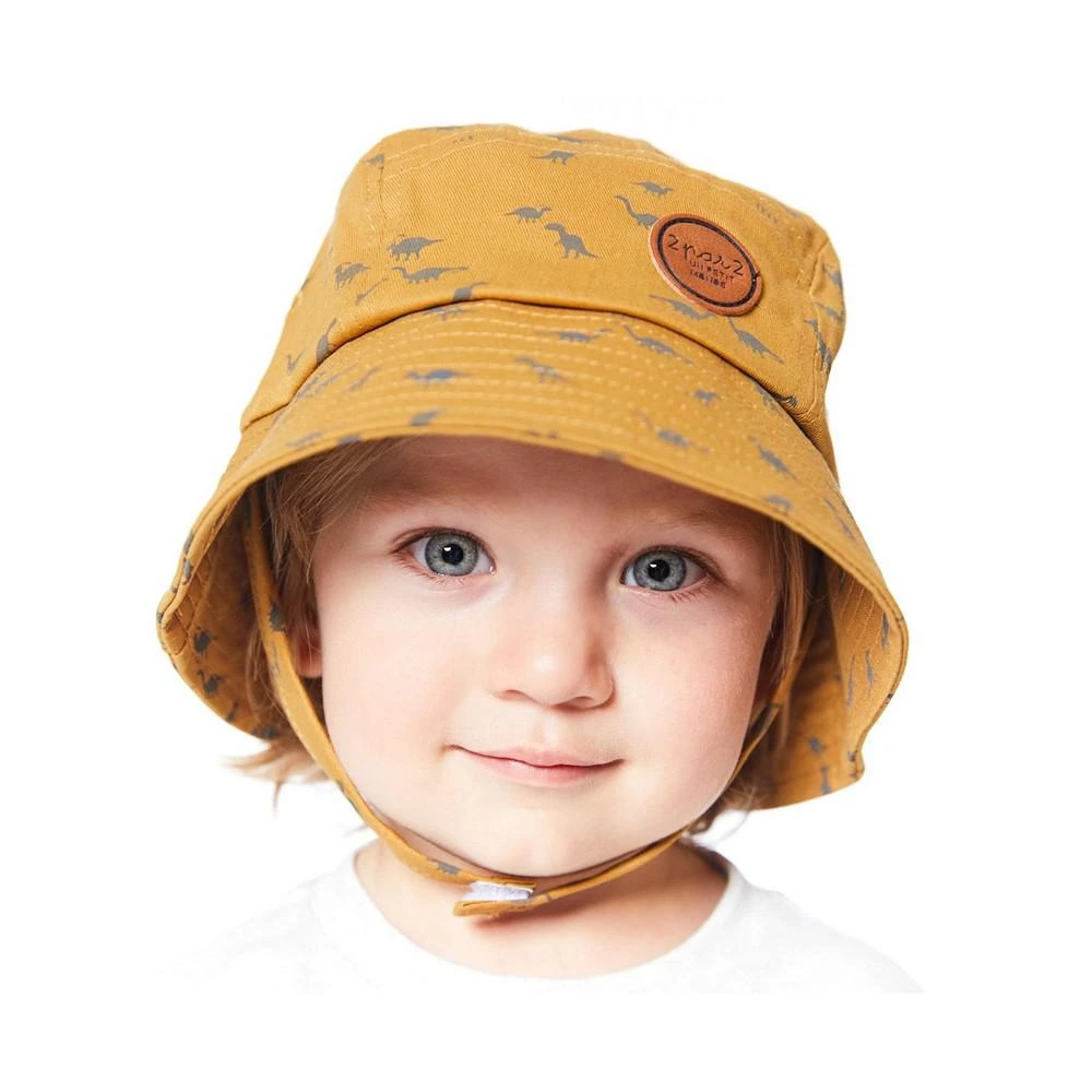 商品Deux par Deux|Baby Boy Printed Twill Hat Golden Brown Dinosaurs - Infant,价格¥101,第3张图片详细描述