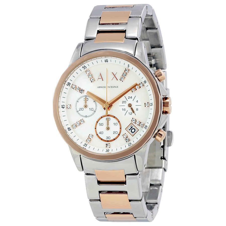 Armani Exchange Lady Banks Mother of Pearl Dial Watch AX4331商品第1张图片规格展示