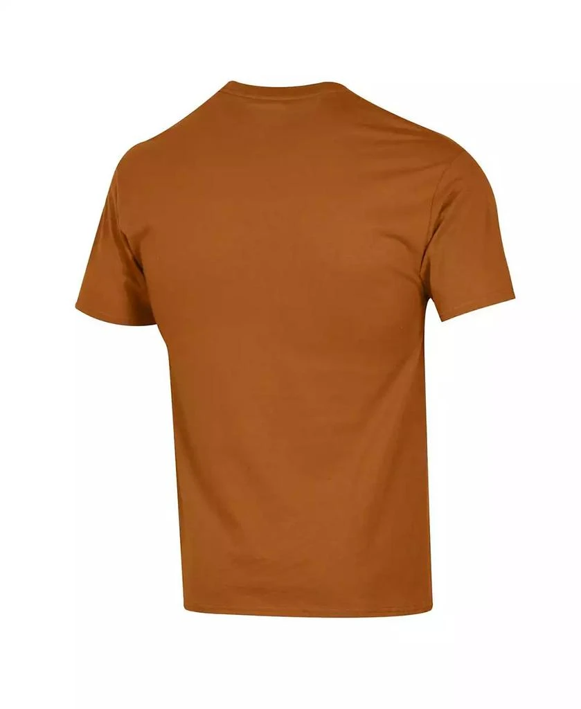 商品CHAMPION|Men's Texas Orange Texas Longhorns Arch Over Logo T-Shirt,价格¥186,第3张图片详细描述