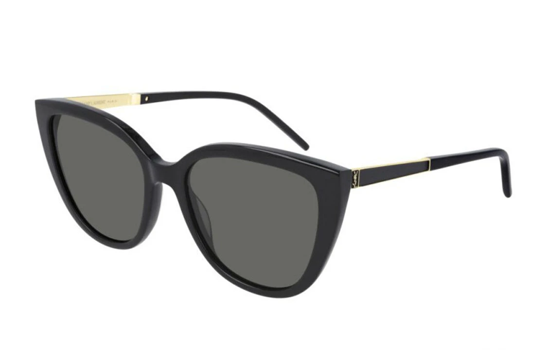 商品[国内直发] Yves Saint Laurent|圣罗兰 猫眼太阳眼镜 女款 黑色,价格¥1720,第1张图片