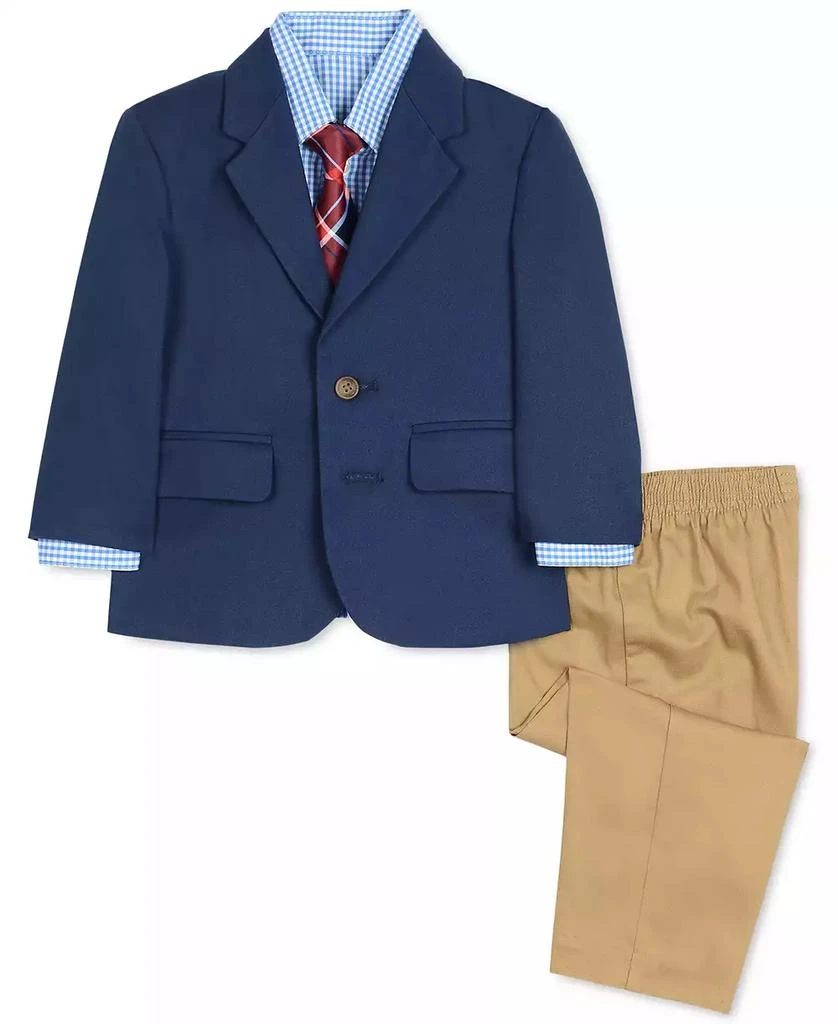 商品Nautica|Baby Boys 4-Pc. Jacket, Shirt, Pants & Necktie Set,价格¥292,第1张图片