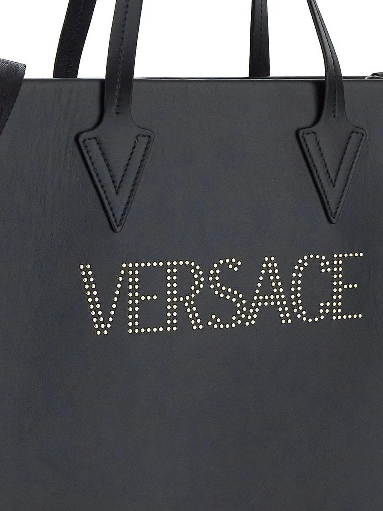 商品Versace|Studded Logo Tote Bag,价格¥11355,第4张图片详细描述