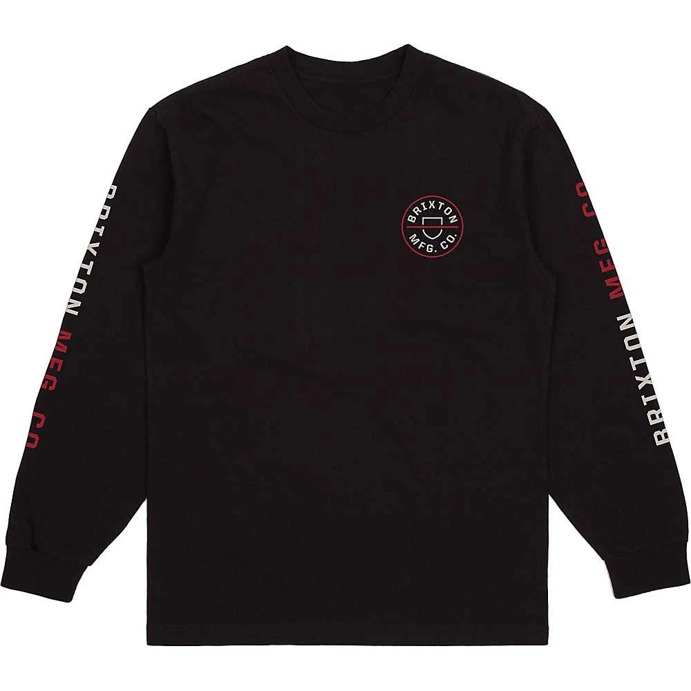 商品Brixton|Brixton Men's Crest L/S Standard Tee,价格¥158,第1张图片