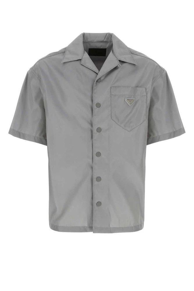 商品Prada|Prada Buttoned Short Sleeved Shirt,价格¥5074,第1张图片