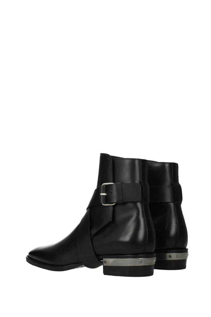 商品Balmain|Ankle Boot Leather Black,价格¥3462,第4张图片详细描述