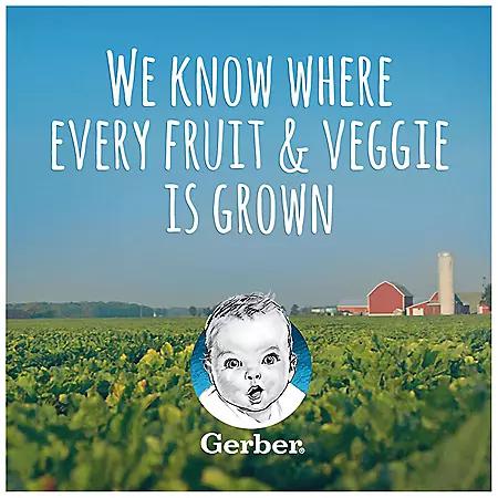 Gerber 1st Foods Organic Baby Food, Fruit & Veggie Value Pack (4 oz., 20 ct.)商品第9张图片规格展示