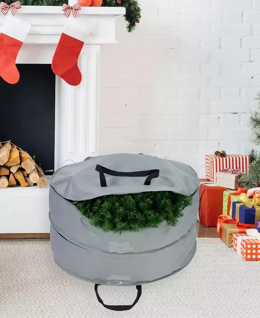 商品Northlight|30" Multi-Seasonal Double Wreath Storage Bag,价格¥340,第4张图片详细描述