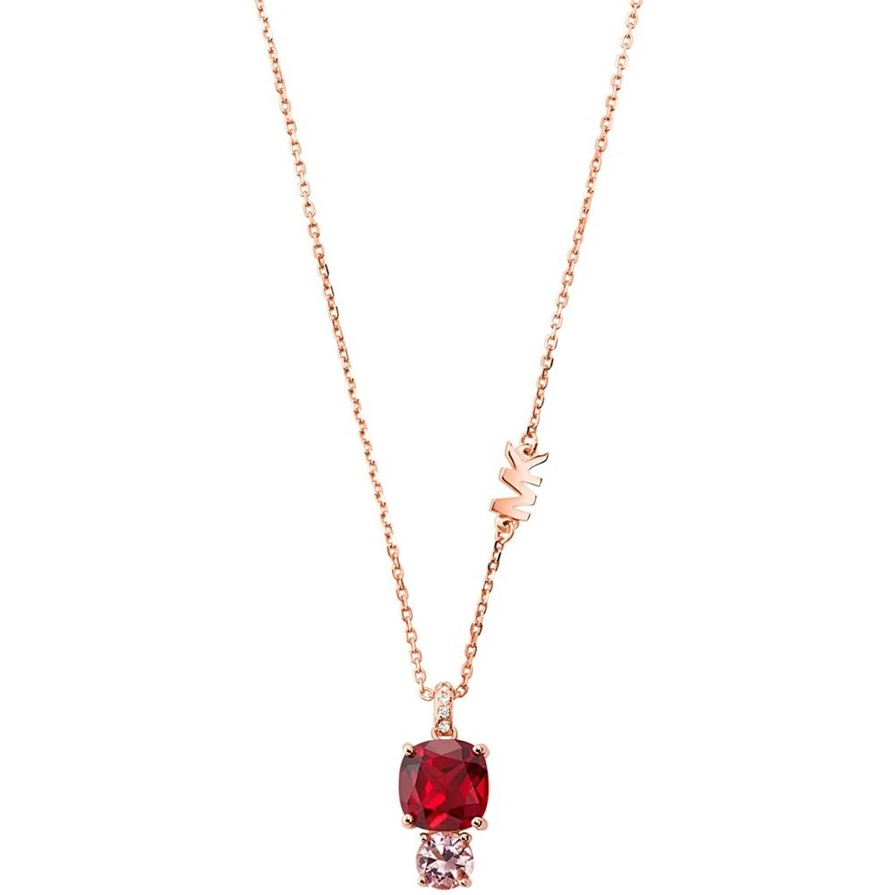 商品Michael Kors|14K Rose Gold-Plated Sterling Silver Pendant Necklace,价格¥283,第1张图片