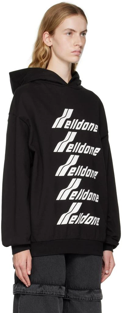 商品We11done|Black Cotton Hoodie,价格¥1460,第2张图片详细描述