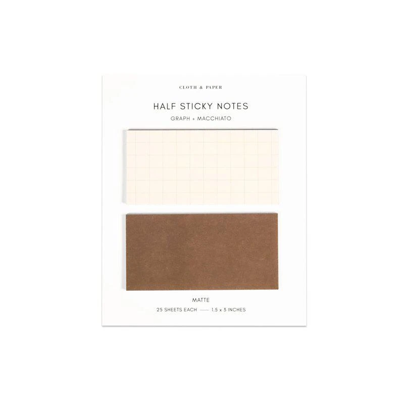 商品Cloth & Paper|Half Sticky Notes | Graph,价格¥45,第1张图片