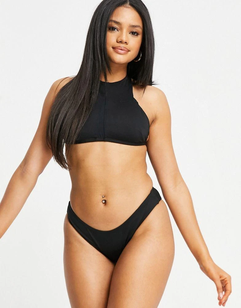 商品NIKE|Nike Swimming Onyx Flash bikini bottoms in iridecent black,价格¥78,第2张图片详细描述